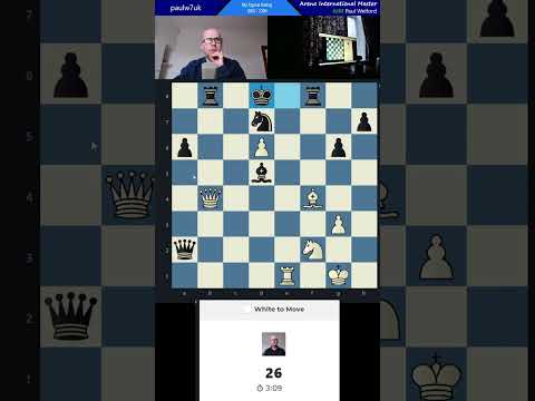 paulw7uk chess score 40 in puzzle rush on chess.com (pb = 42)