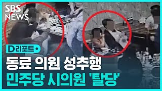 '동료 의원 추행' 민주 부천시의원 윤리 감찰 / SBS / #D리포트