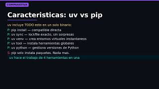 pip vs uv: Cual es MEJOR en 2026? | Comparacion Completa Review