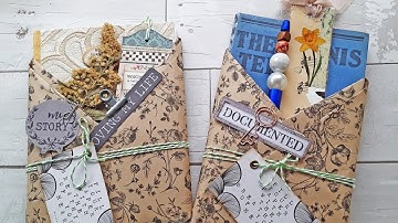 Wrap Your Journals - A Twist on a "Blind Date with a Book"