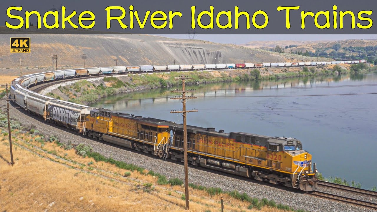 Scenic Snake River & Reverse Hill (4K) | Idaho's Nampa Sub | July 19, 2024