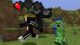 Celebrity Minecraft, But Taking Damage Spawns A Random Mob Profile