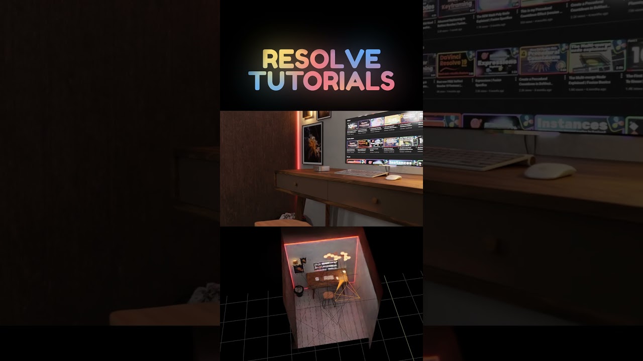 A NEW Virtual Desk Setup for Videos...? #blender #feedback