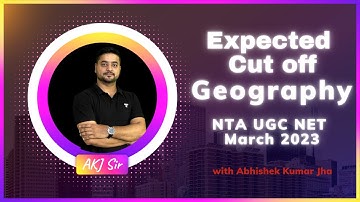 Expected cutoff | March 2023 | NTA UGC NET | By Abhishek Kumar Jha