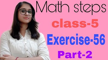 Math Steps 5 Exercise 56 Part-2 (Q.6-Q.10)