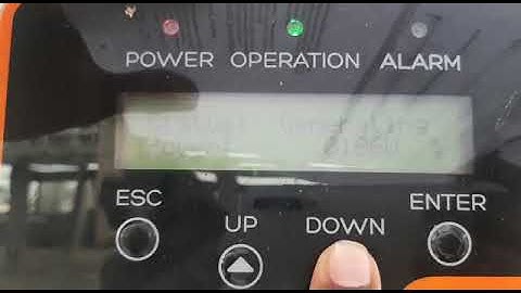 POLYCAB SOLAR INVERTER SETTINGS || SOLAR Generating voltage