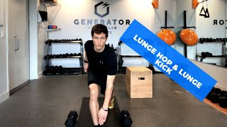 The Lunge Hop & Lunge Kick!
