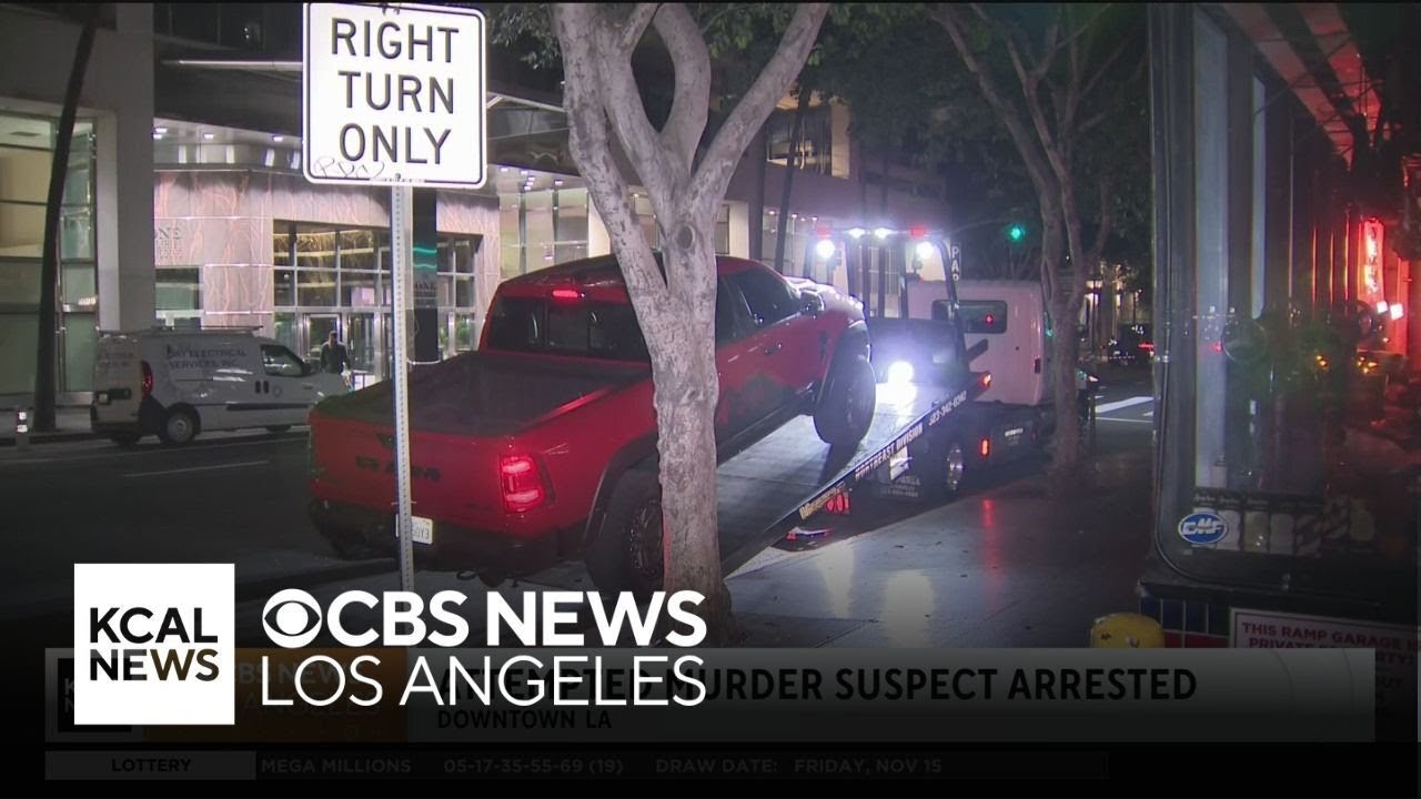 Attempted murder suspect taken into custody downtown Los Angeles after ...