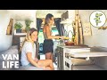VAN LIFE TOUR - Living Full-Time in a Beautiful Tiny Home Conversion