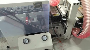 E50 automatic edge banding machine test video