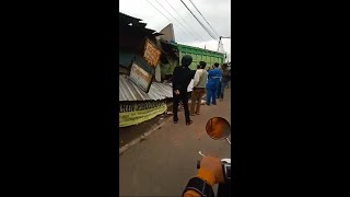 Kecelakaan beruntun truk rem blong di tanjung sari sumedang