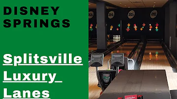 Can you bowl at Splitsville Disney Springs?