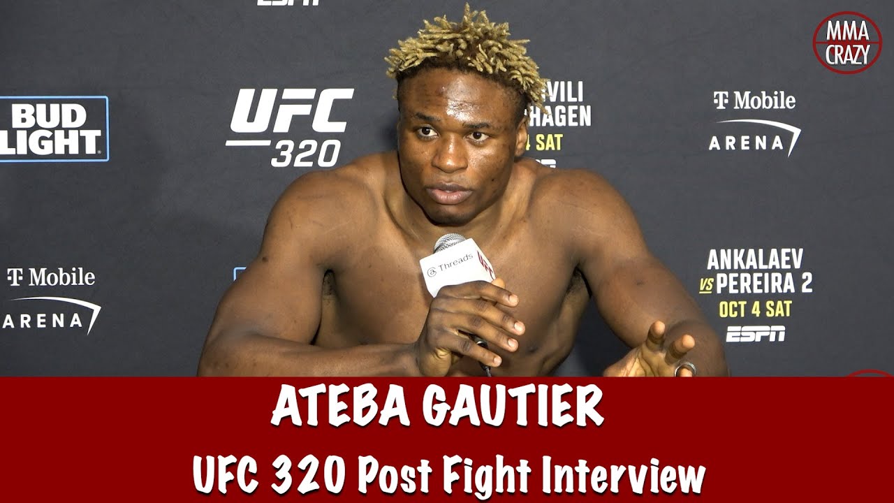 Ateba Gautier on KO win at UFC 320 "I will be the champion"
