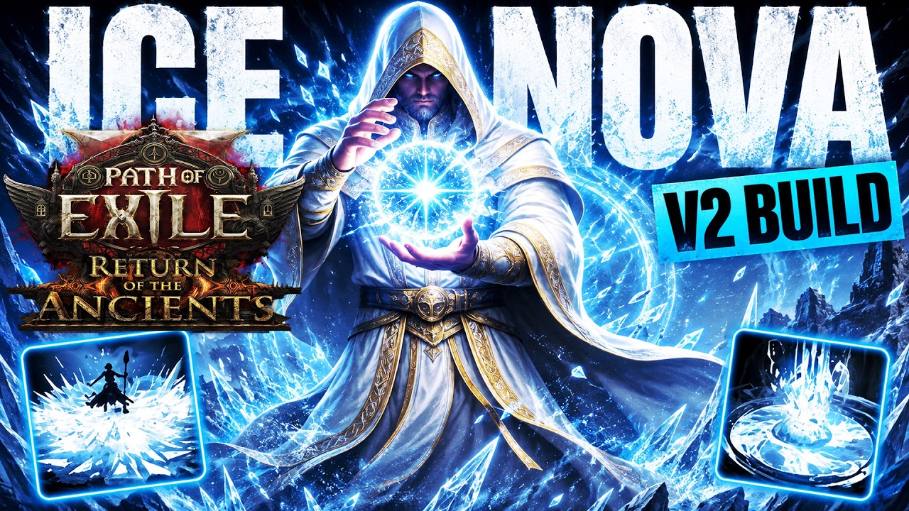 THE CRAZIEST ICE NOVA BUILD IN POE2 SO FAR! POE 2 Sorceress Build 0.5 (NEW META)