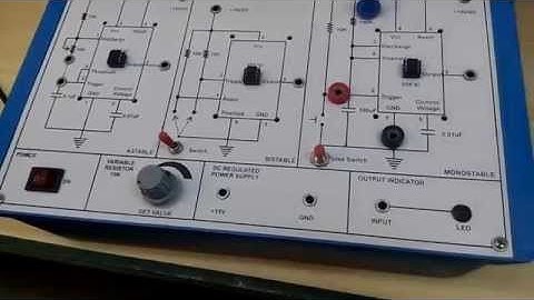 555 timer trainer(astable,monostable,bistable)