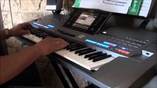Beautiful sunday - Daniel Boone on Yamaha keyboard Tyros 5 chords
