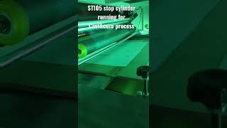 ST1050 stop cylinder, case&cure, spot UV, wrinkles, screen printing machine