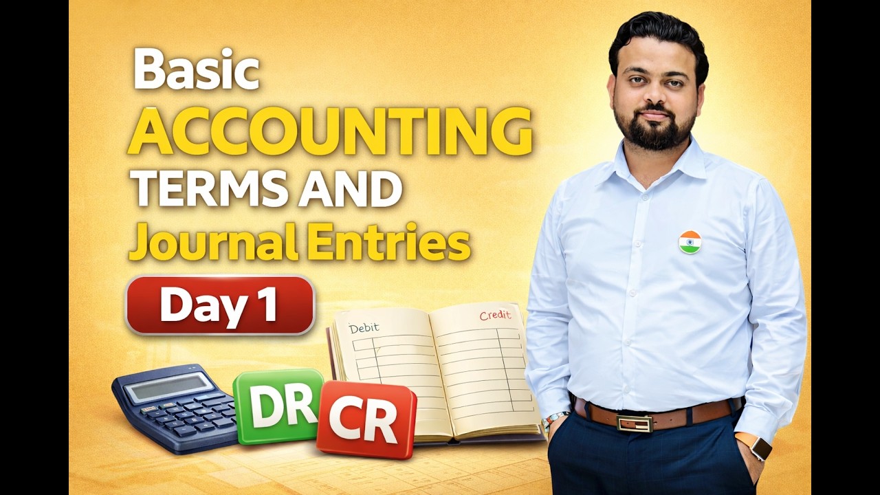 Basic Accounting terms and Journal entries by Accounts King