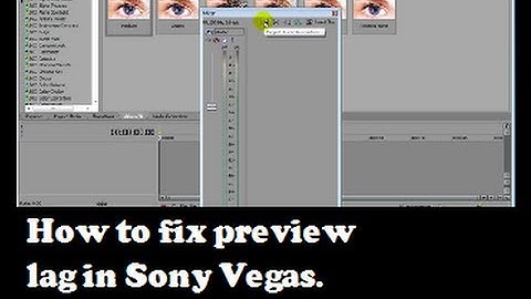 How to fix preview lag in Sony Vegas. Laggy, slow or skippy sony vegas fix can be found here.
