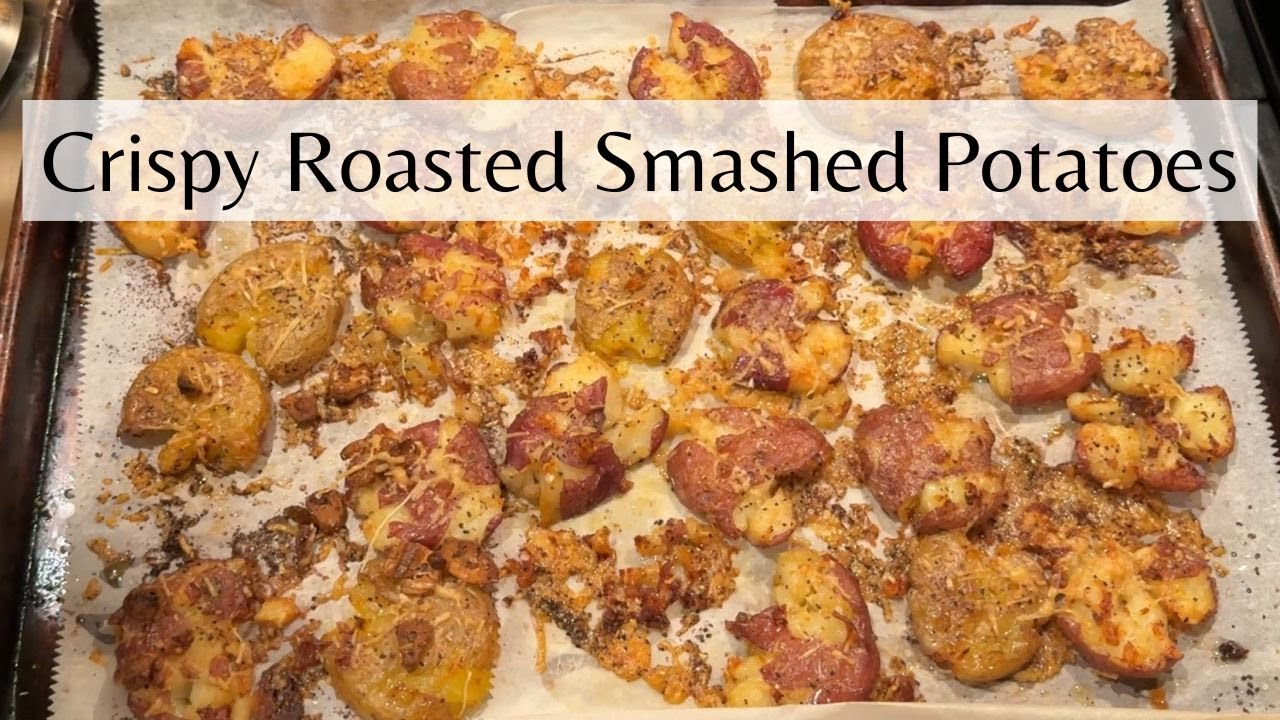 Хрустящее картофельное пюре с чесноком и пармезаном