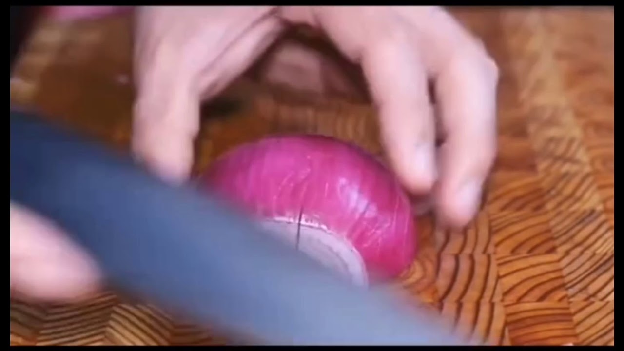 How to cut onions for Fajitas