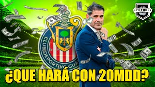 ¿QUÉ HARÁ FERNANDO HIERRO con 20 MILLONES para FICHAJES y REFUERZOS en CHIVAS?