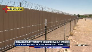 Doña Ana County residents frustrated by commercial cannabis grow in neighborhood