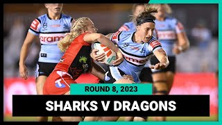 Cronulla-Sutherland Sharks v St George Illawarra Dragons | NRLW 2023 Round 8 | Full Match Replay