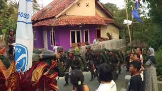 Long march TNI menuju gunung beleketebe