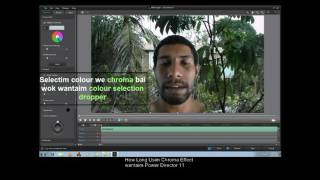 The Powerdirector 11 Chroma Effect Tutorial - Mantos