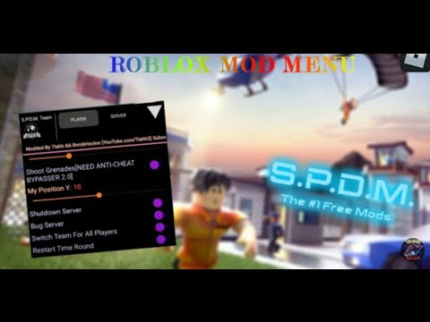 NEW!, 😈 ROBLOX 😈, MOD MENU!, V6, God Mode, Speed Mod + MORE!