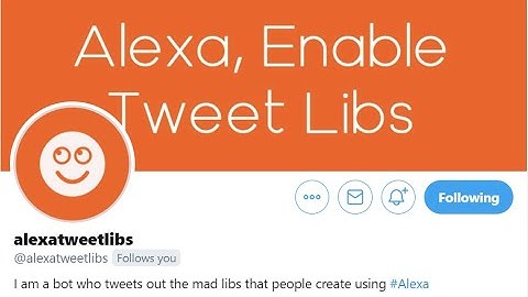 Tweet Libs - an Alexa Skill to build and tweet your mad libs