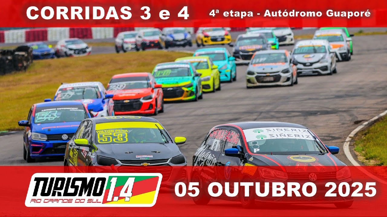 Turismo 1.4 RS CORRIDAS 3 e 4 - Etapa 4 - Guaporé 05.10.2025