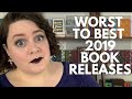 Ranking Every 2019 Book Release I Read