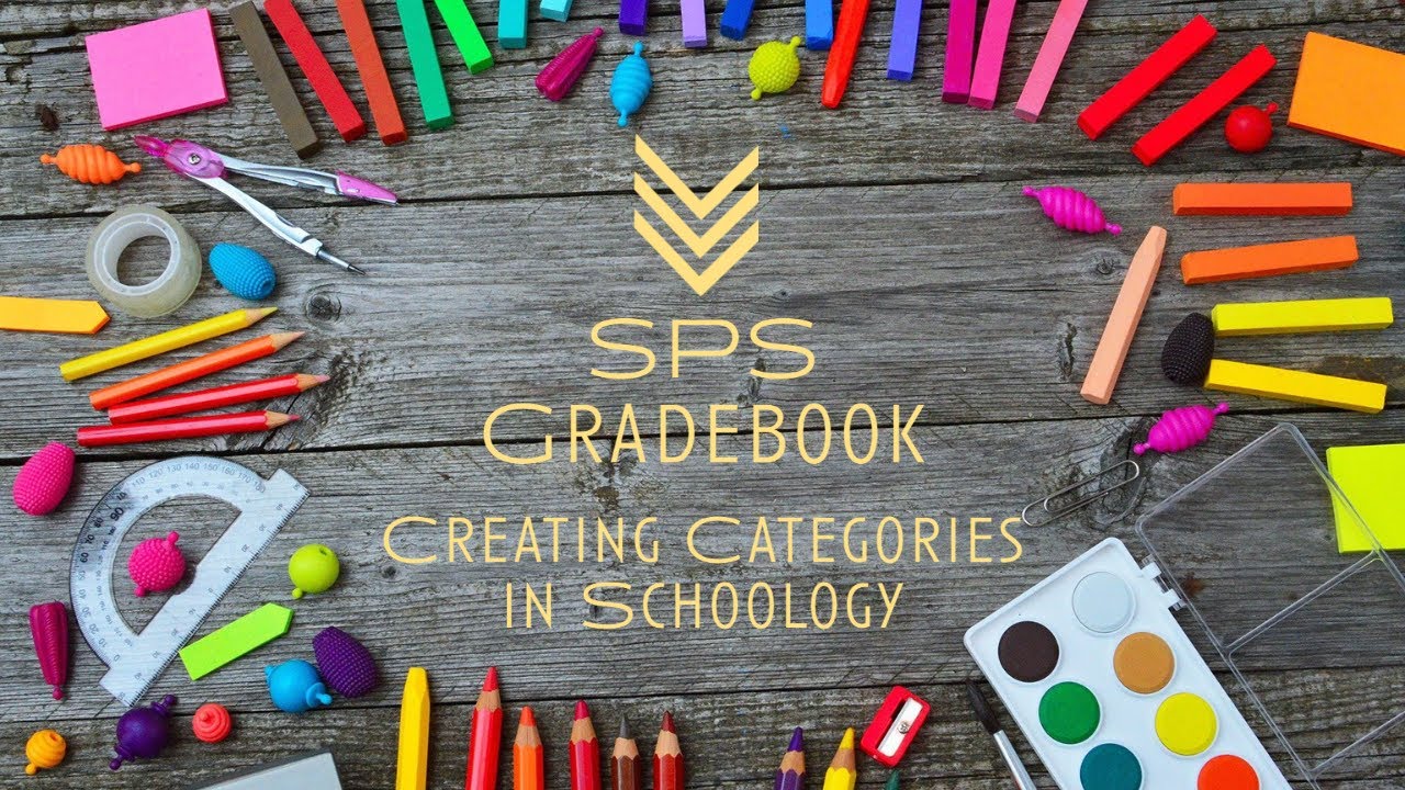 Schoology Setting Gradebook Categories YouTube