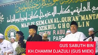 Detik-detik kedatangan GUS SABUTH BIN KH.CHAMIM DJAZULI (GUS MIEK)