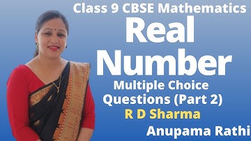 RD Sharma class 9 solution chapter 2  Exponents of Real Numbers MCQS | Anupama Rathi