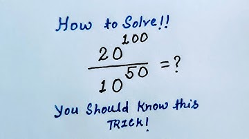 A Nice Power Division Problem | Power Division Math Question | A Nice Olympiads Exponential Trick.!!