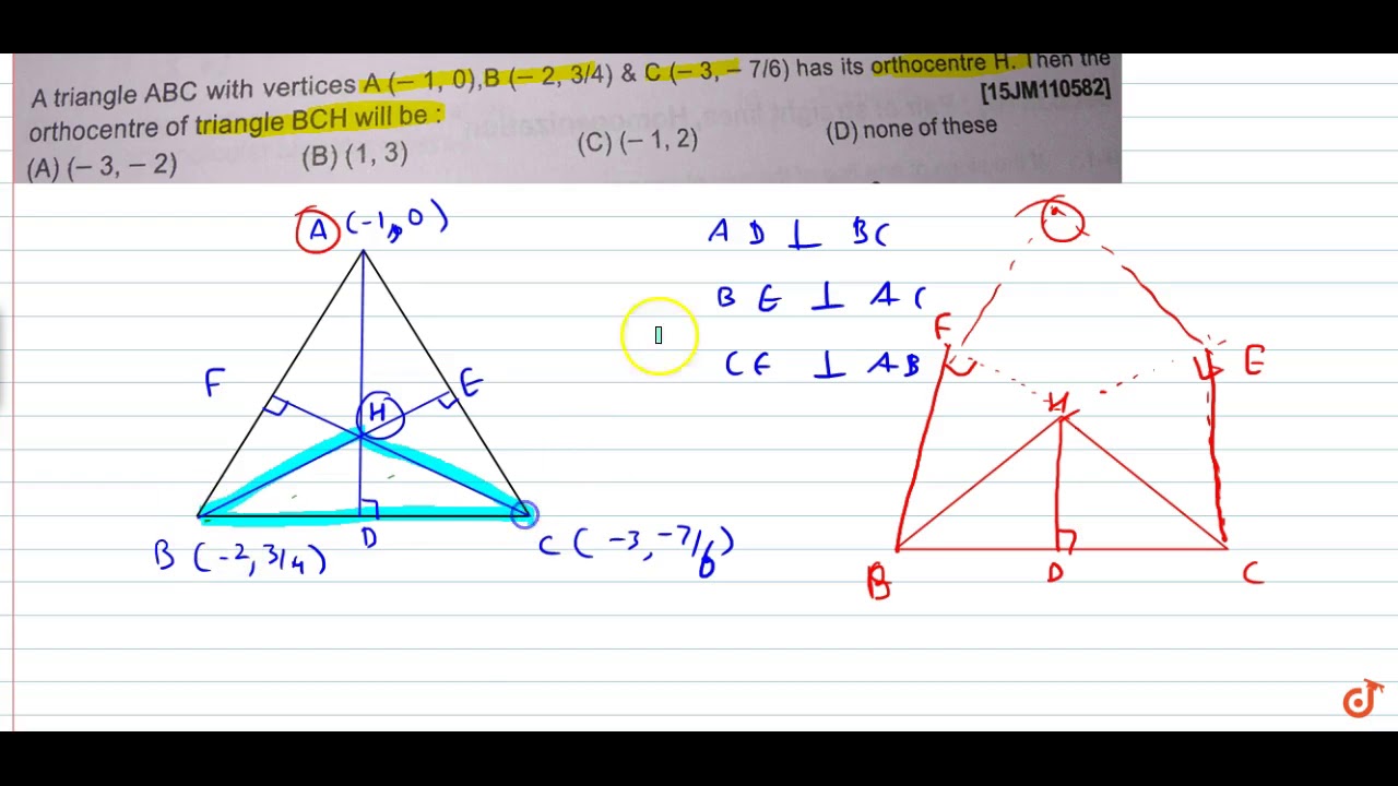 If A, B, And C Are The Vertices Of A Triangle, Find Ab