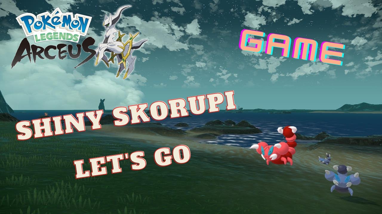 Pokemon Legends Arceus Shiny Skorupi !!!! - YouTube