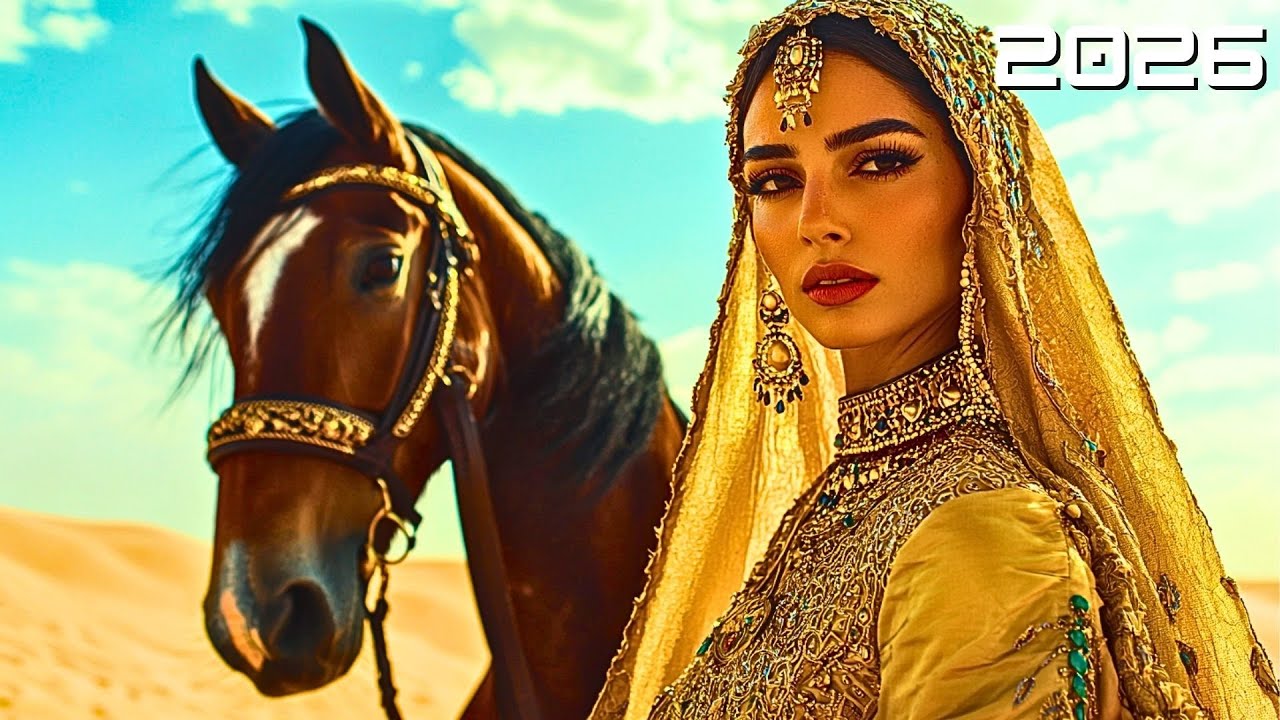 Middle Eastern Music - Silent Heat Beneath the Infinite Sky: Tranquil Echoes of the Sahara