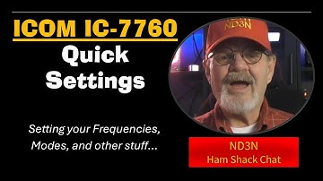 ICOM IC-7760 Must Know Settings For Every Ham!