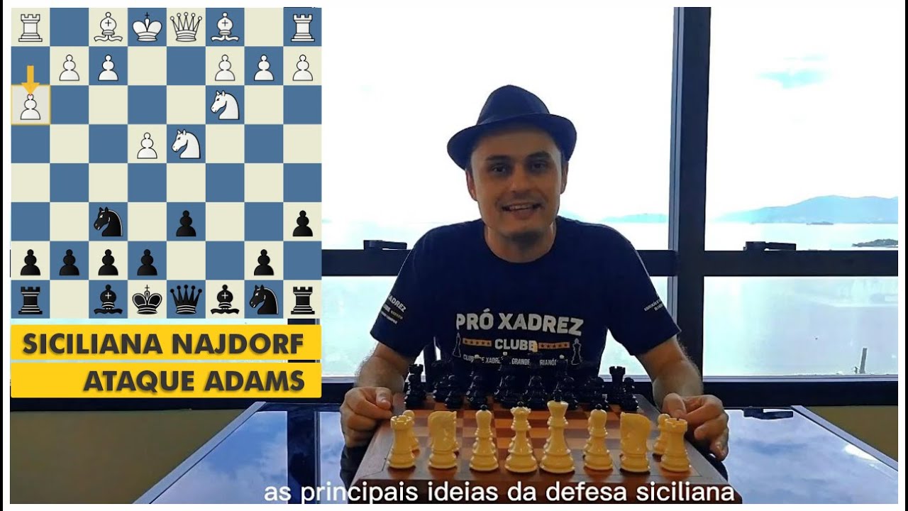 Como jogar a Siciliana Najdorf contra o Ataque Adams 