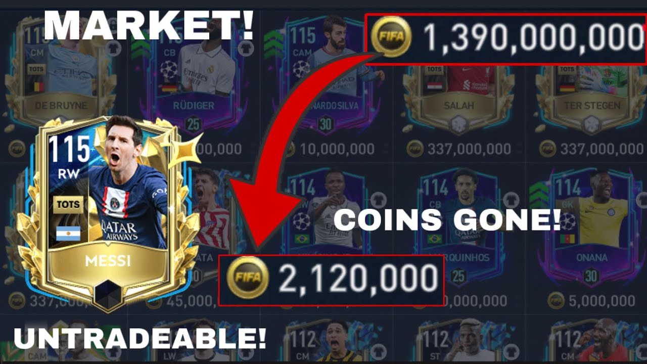 MARKET IS BACK IN FIFA MOBILE! COINS DISAPPEARED! UNTRADEABLE TOTS CARDS!