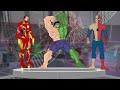All Superheroes Transformations: HULK, IRON MAN, SPIDERMAN [HD] | Super Heroes Movies Animation