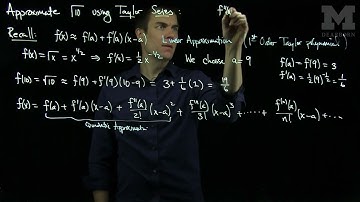 Approximating Square Roots with Taylor Series