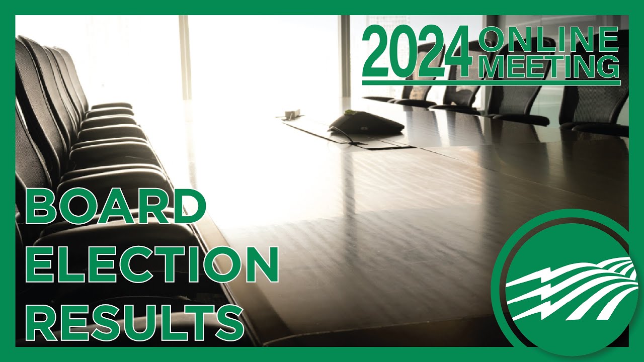 2024 Board of Directors Election Results - 2024 Online Meeting - YouTube