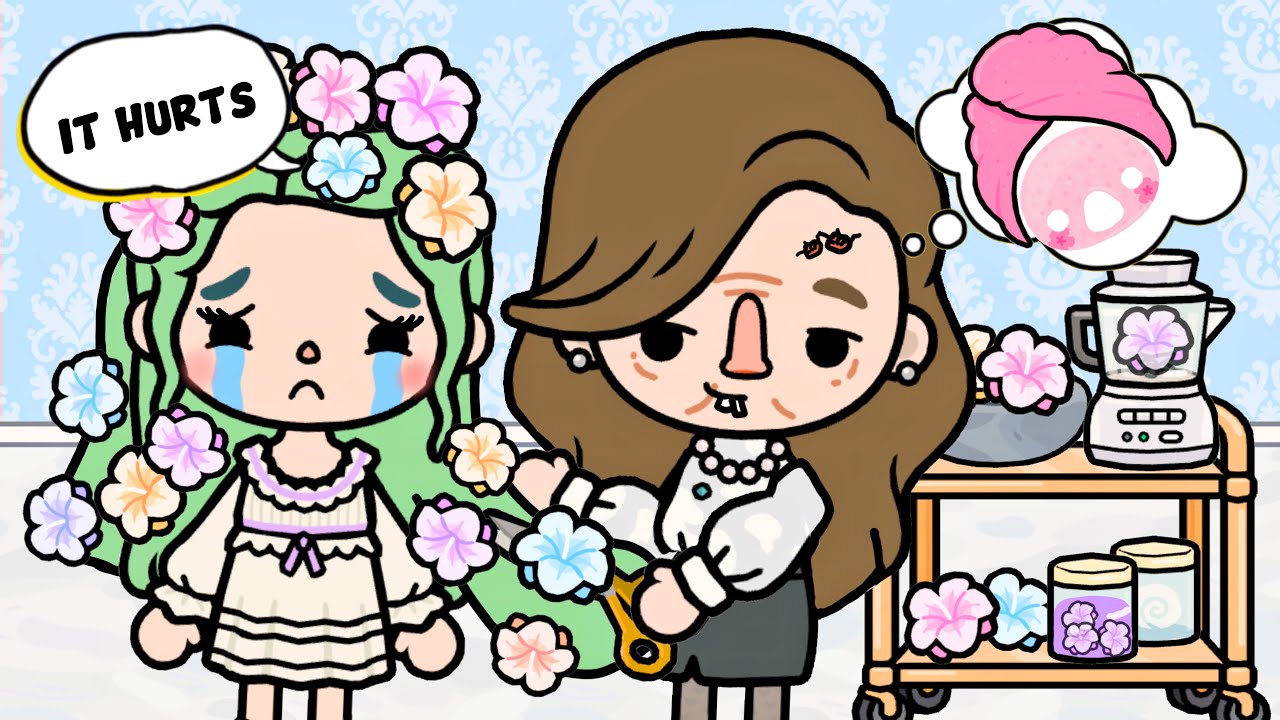 Evil Stepmom Uses My Magic Hair to Be Beautiful 🌸😢 | Toca Boca Life Story