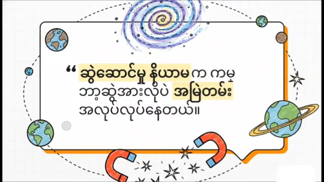 ဆွဲဆောင်မှု နိယာမ- အသုံးပြုနည်း .... ဆွဲဆောင်မှုနိယာမ ဆိုတာ ဘာလဲ? (The Law of Attraction Explained)