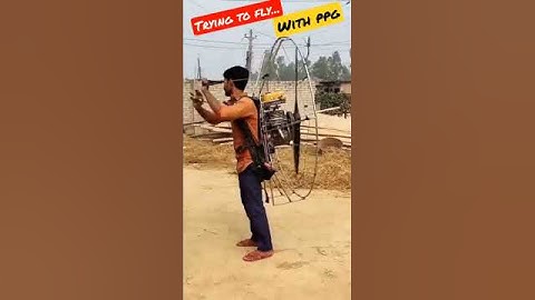 Paramotor thrust test | homemade backpack | paramotoring ppg | best Paramotor #paramotor #shorts